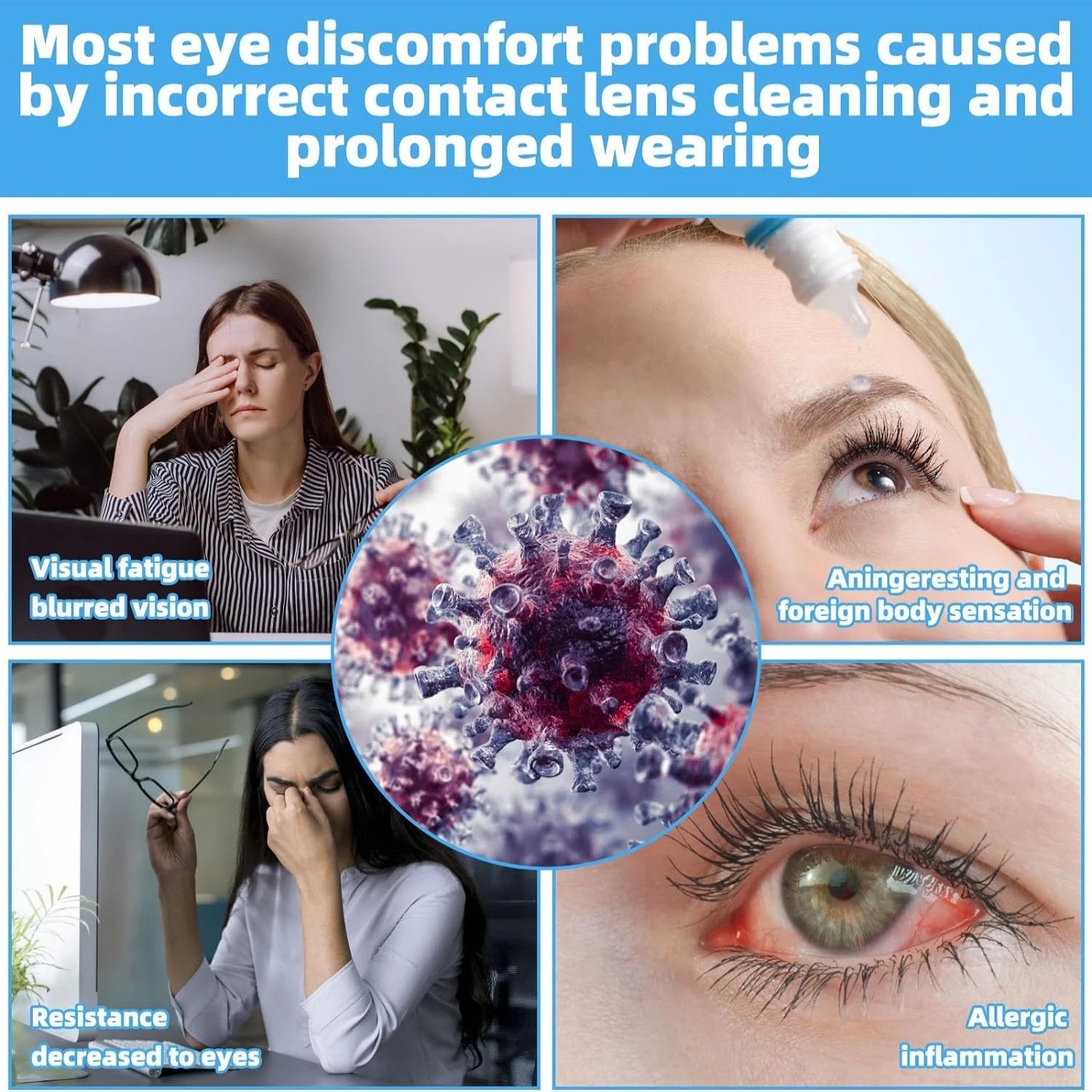 Harm of Incorrect Contact Lens Wear EyeCoo Colored Contact Lenses