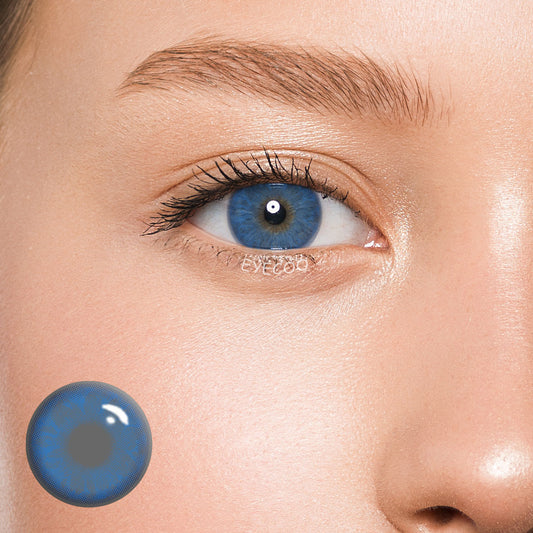 GEM Dark Blue Colored Contacts