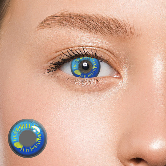 Anime Blue Colored Contacts