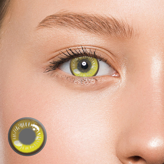 Anime Yellow Colored Contacts