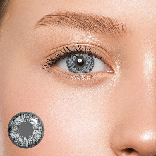 3 Tone Crystal Gray Colored Contacts
