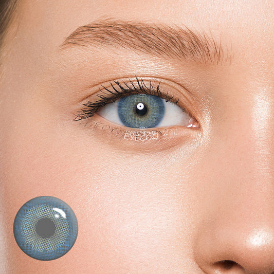 Hidrocor Topazio Blue Colored Contacts