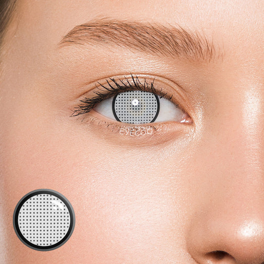 Manson White Mesh Colored Contacts