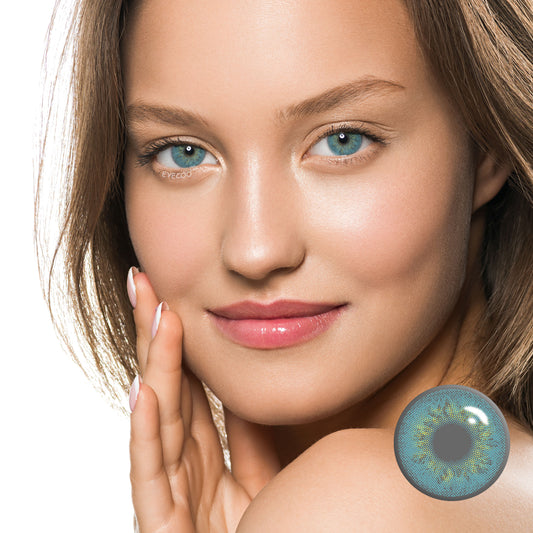 Russian Blue Colored Contacts