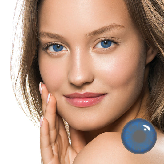 GEM Dark Blue Colored Contacts