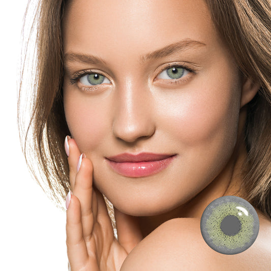 Ocean Cyan-Gray Colored Contacts