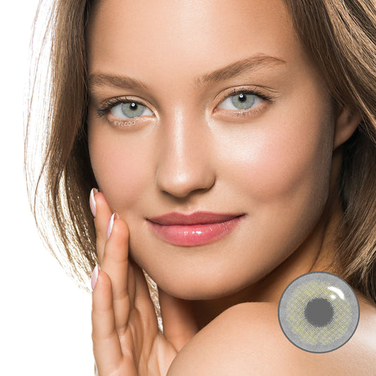 Hidrocor Quartzo Gray Colored Contacts