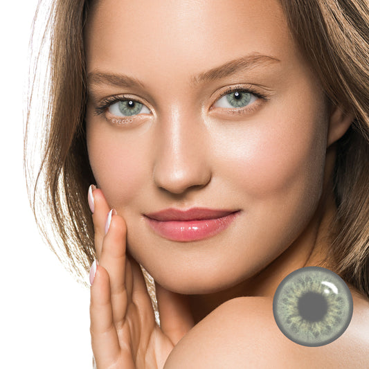 DNA Taylor Green Gray Colored Contacts
