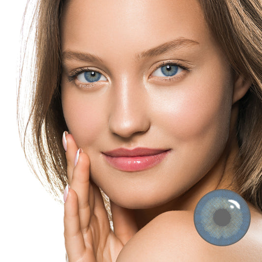 Hidrocor Topazio Blue Colored Contacts