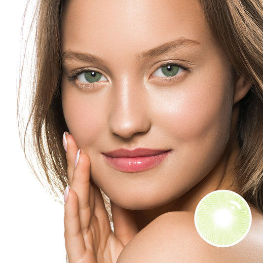 Polar Lights Yellow Green Colored Contacts