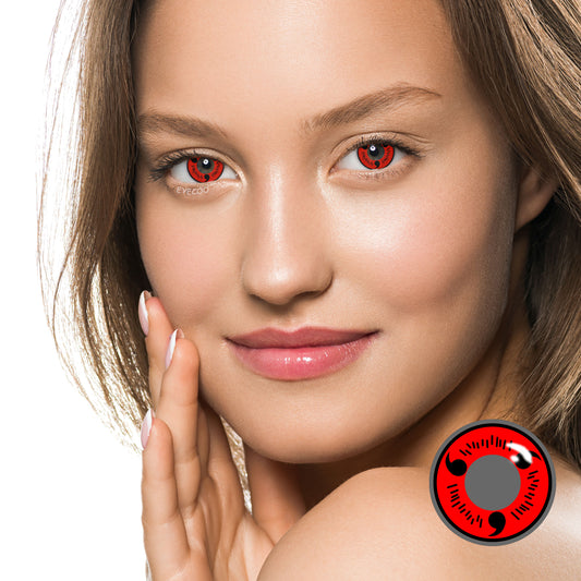 3 Tomoe Sharingan Colored Contacts