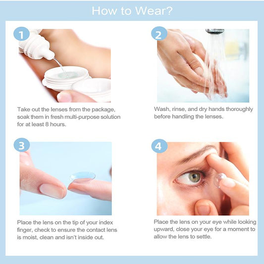 How to Wear Colored Contact Lenses?