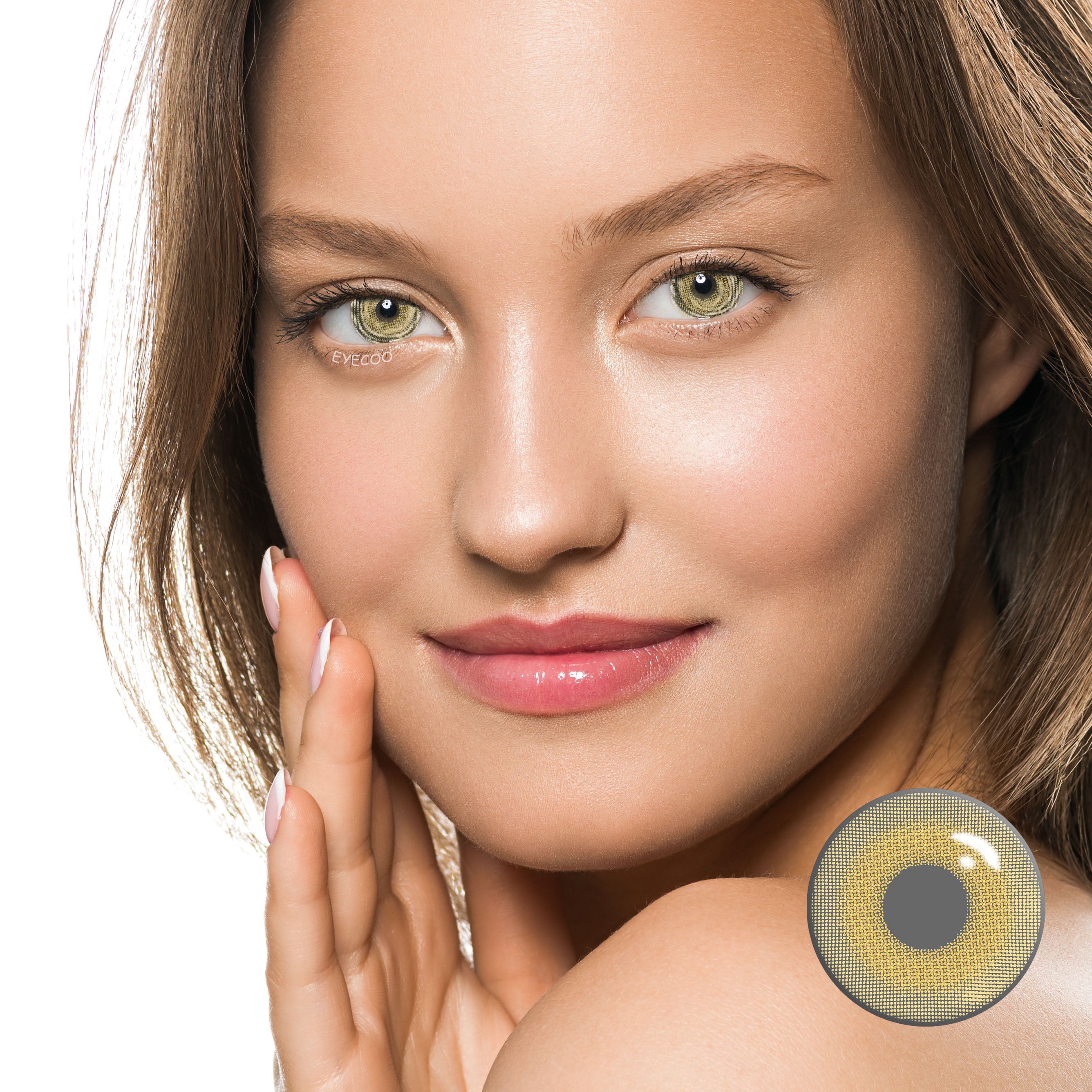 Pixie Brown Colored Contacts – EyeCoo Colored Contact Lenses